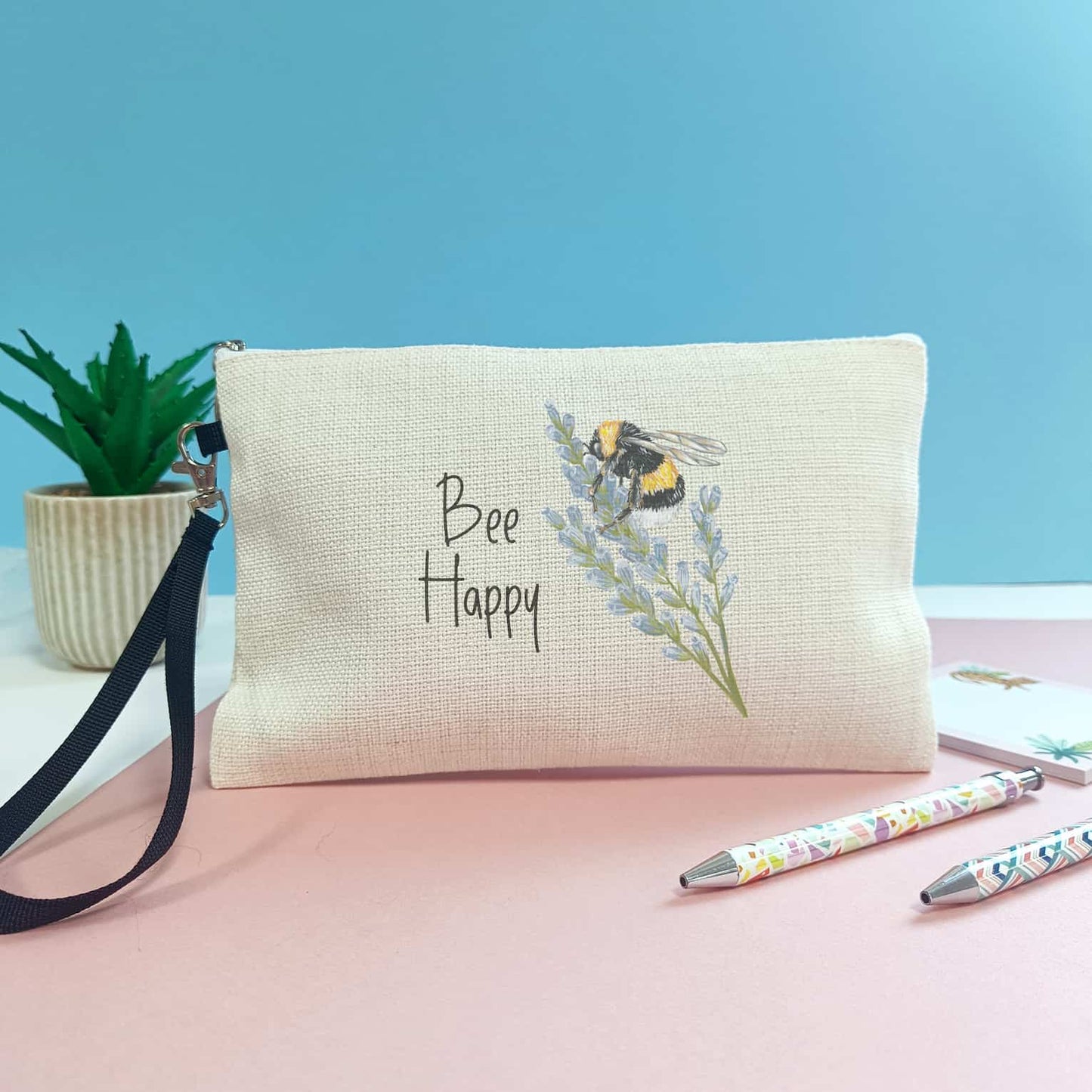 Bee Happy Make Up Bag