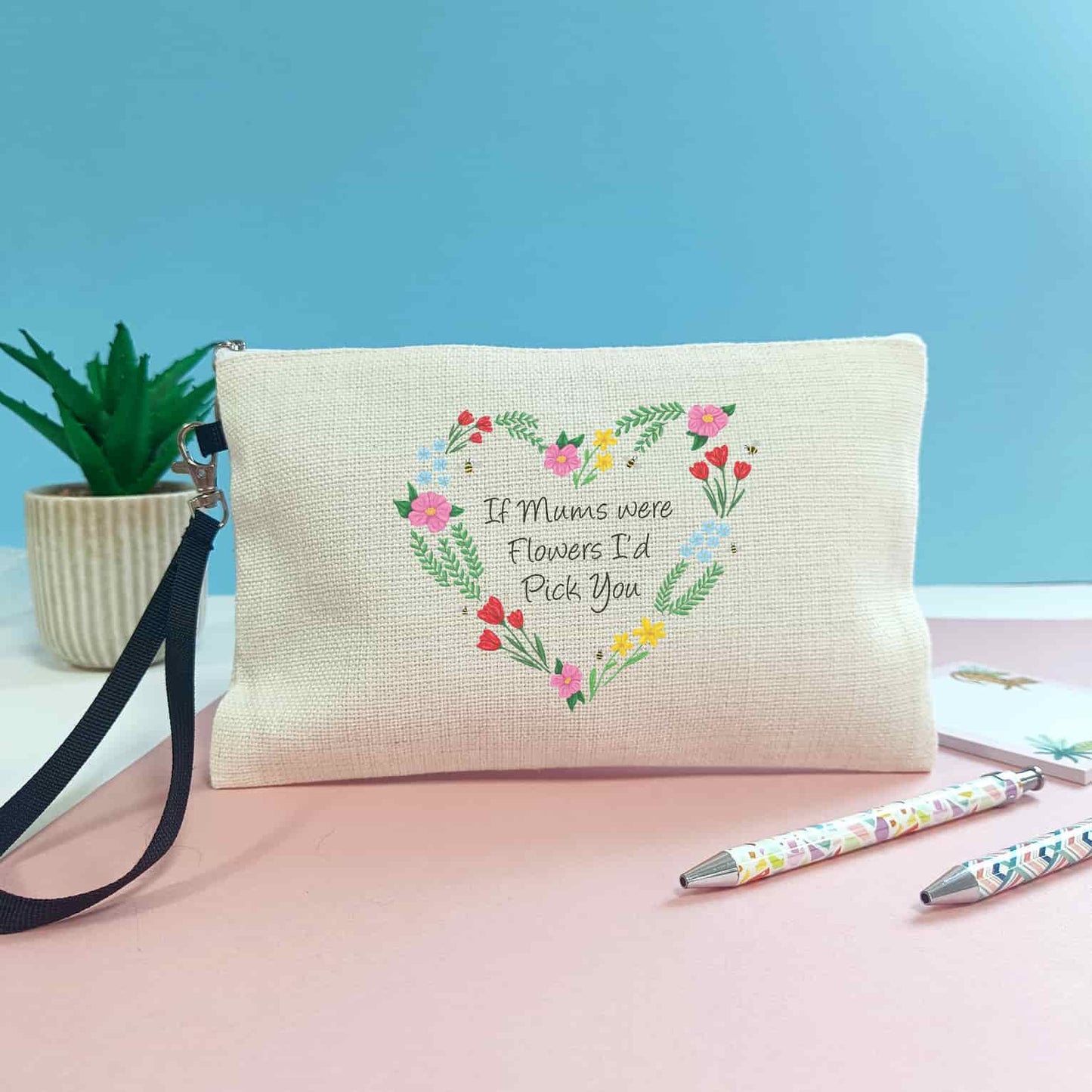If Mums Were Flowers Make Up Bag