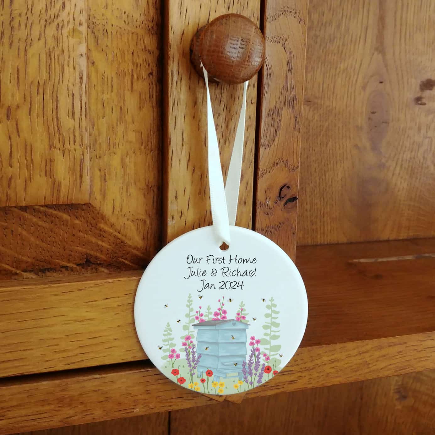 Personalised New Home Ceramic Decoration