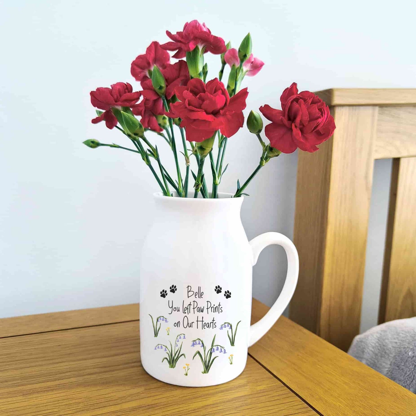 Personalised Pet Memorial Flower Vase