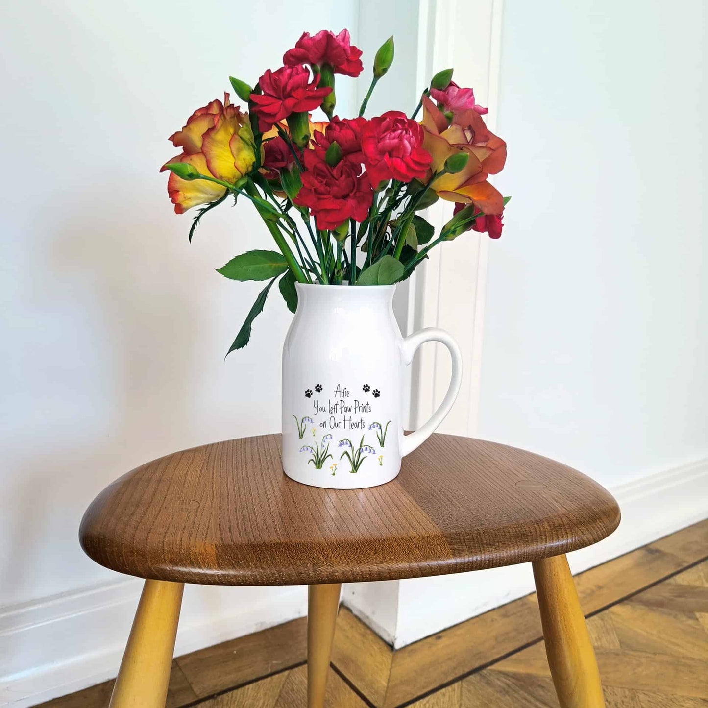 Personalised Pet Memorial Flower Vase