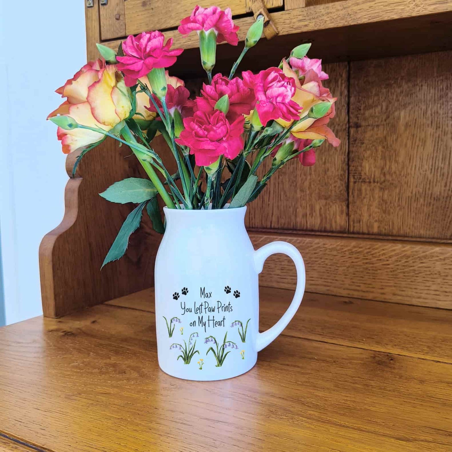 Personalised Pet Memorial Flower Vase