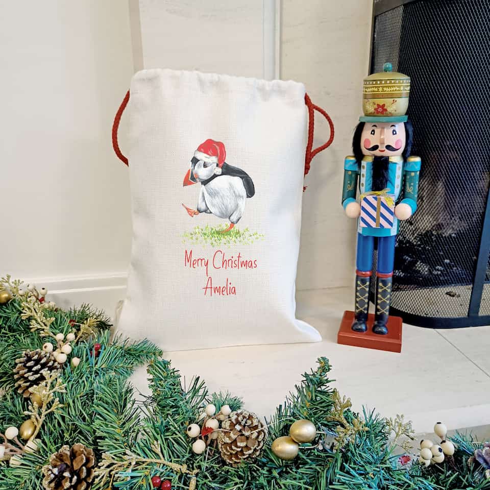 Father Christmas personalised gifting sacks