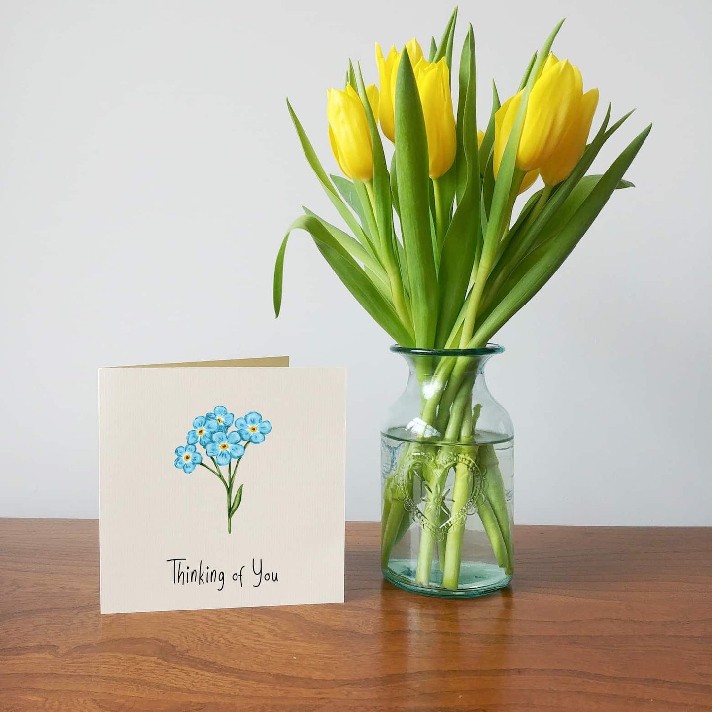 Thinking of You Forget Me Not Card | Sympathy Card