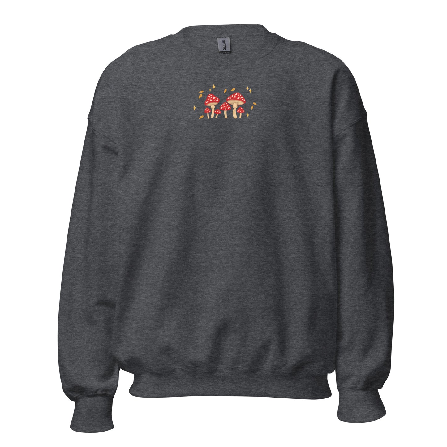 Mushroom Jumper | Autumn Sweater | Toadstools, Falling Leaves and Stars