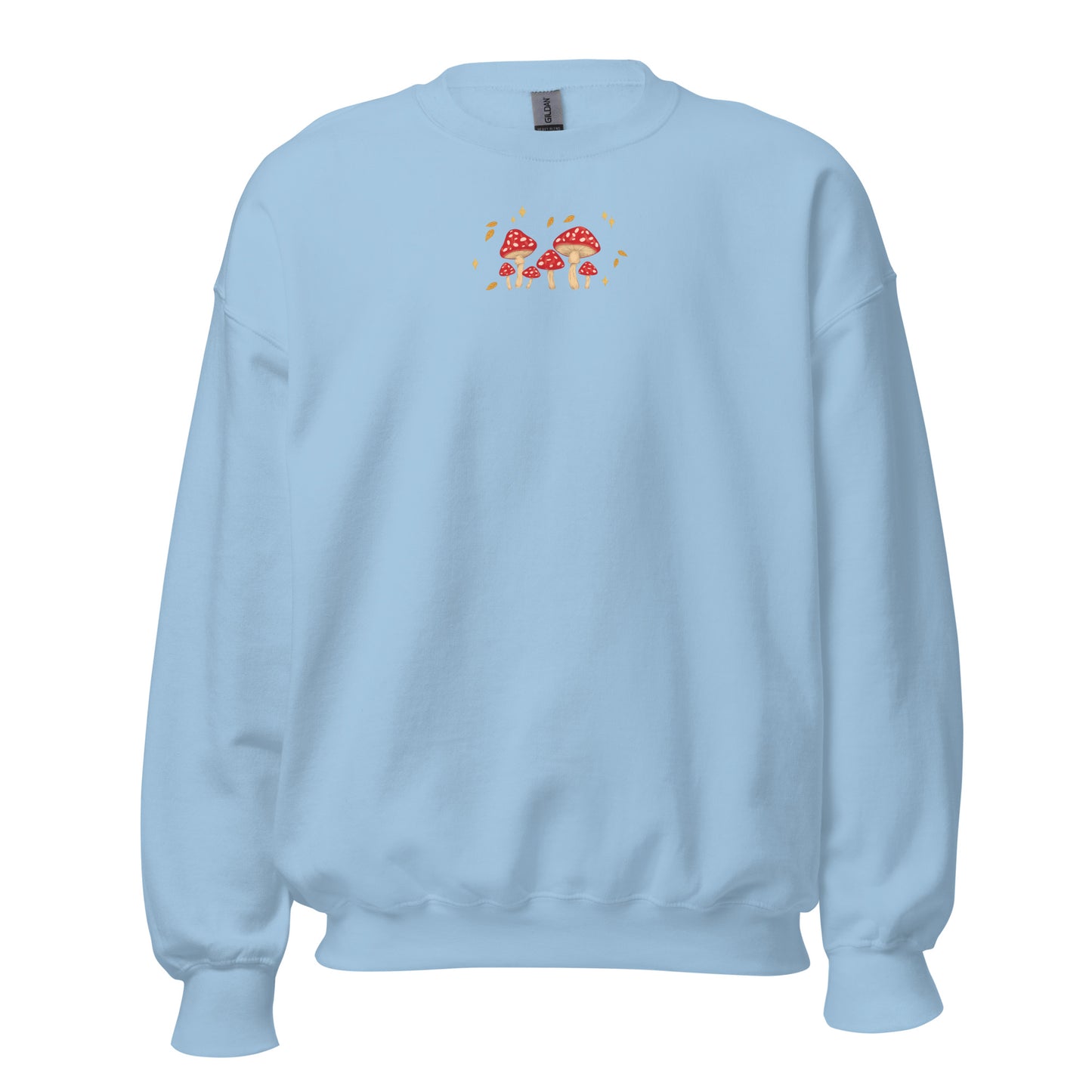Mushroom Jumper | Autumn Sweater | Toadstools, Falling Leaves and Stars