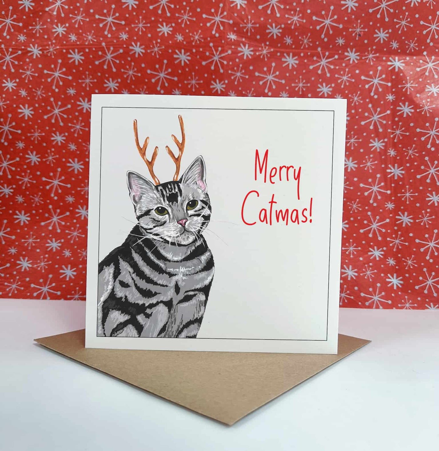 Cat Christmas Card | Merry Catmas