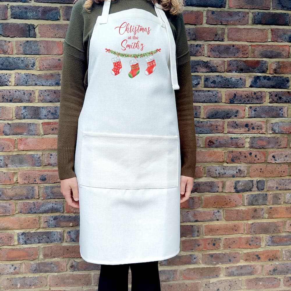 Personalised Family Christmas Apron