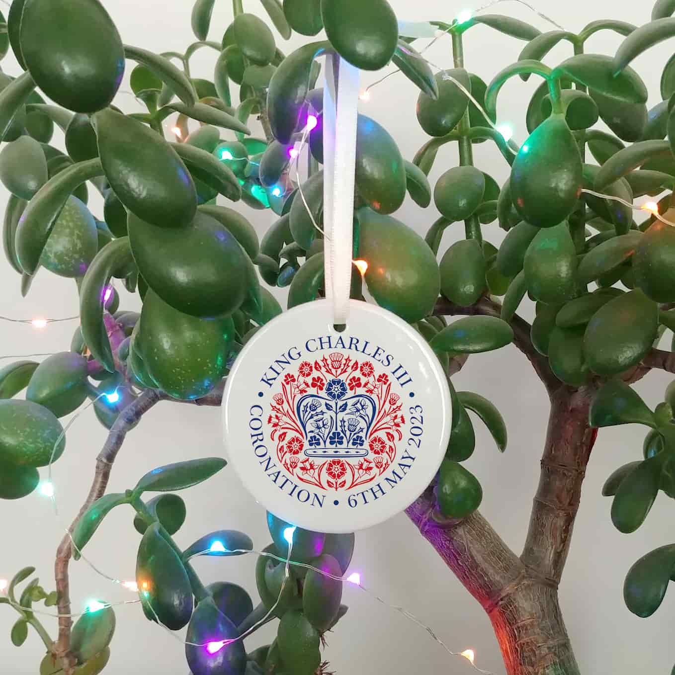 king Charles III coronation 2023 hanging ornament