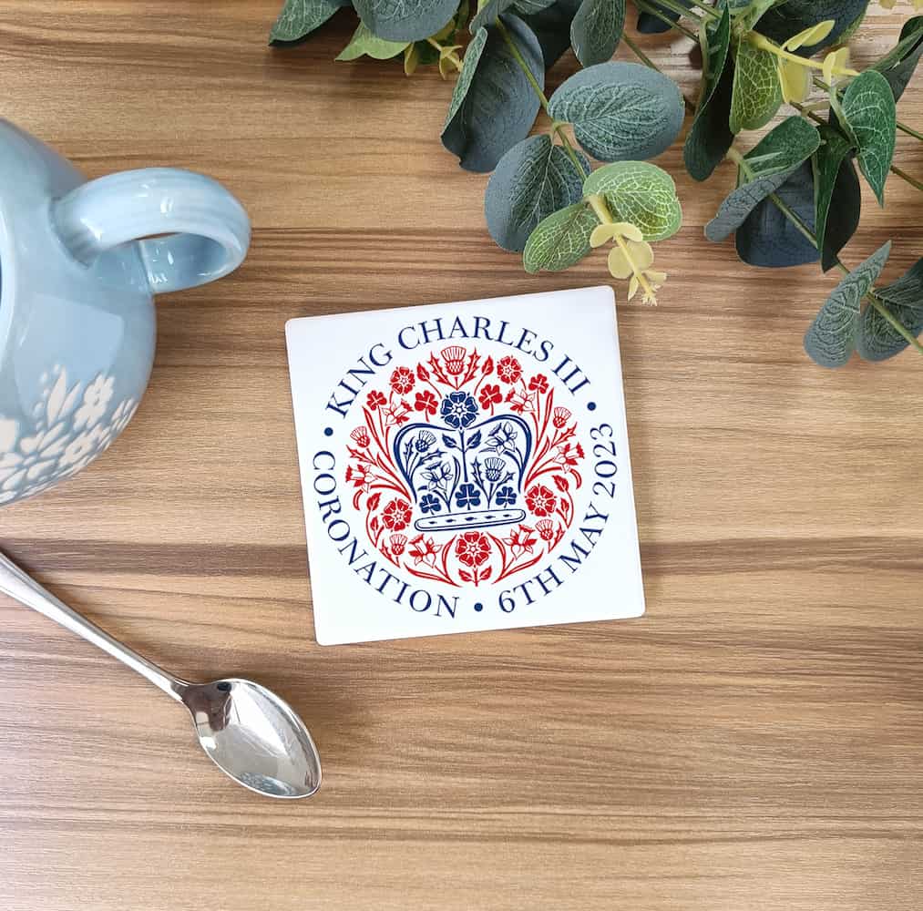 Kings Coronation Keepsake Coaster Set