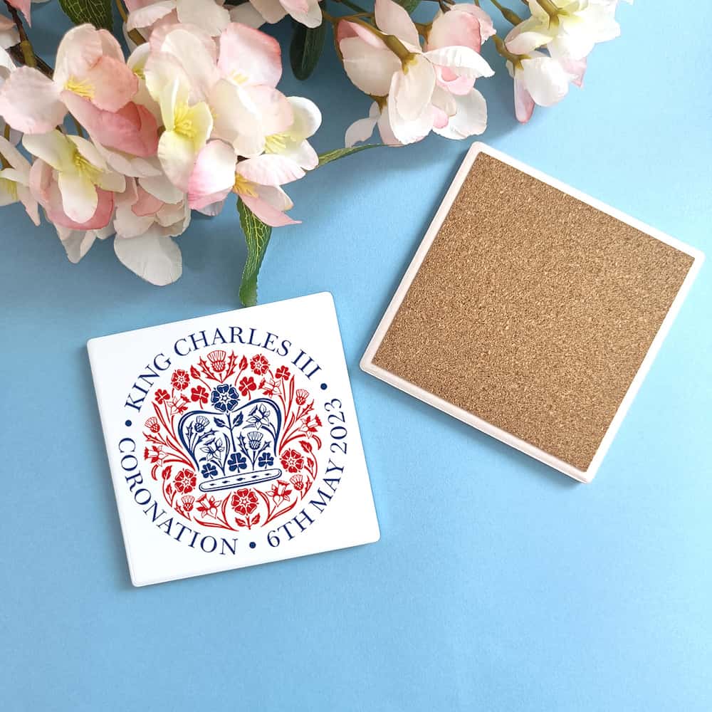 King Charles III Coronation Ceramic Coasters
