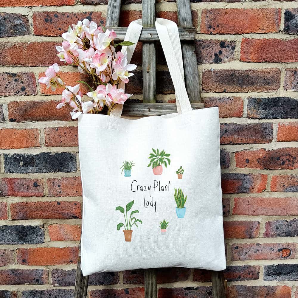 Crazy Plant Lady Tote Bag