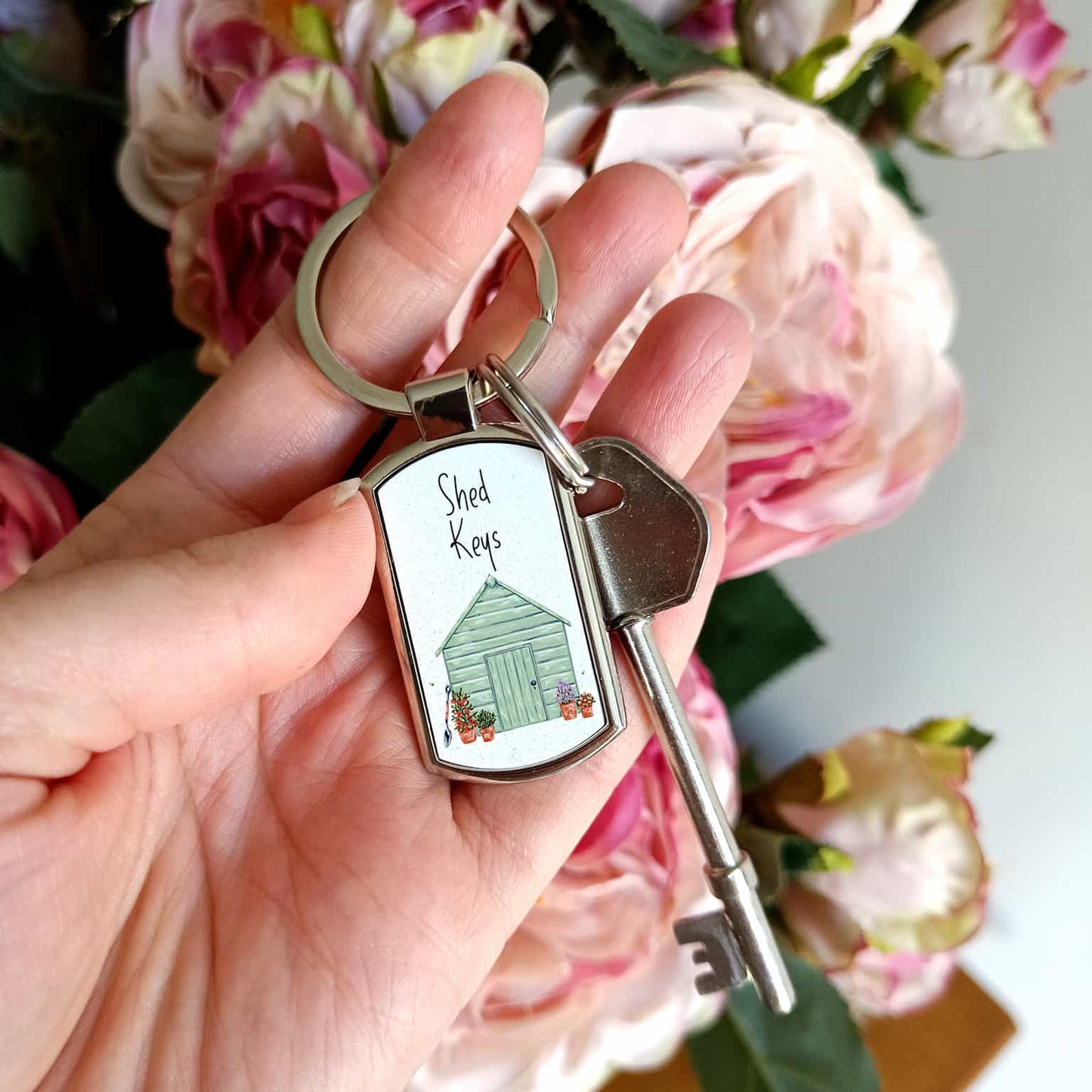Garden Shed Keyring | Gardening Gifts