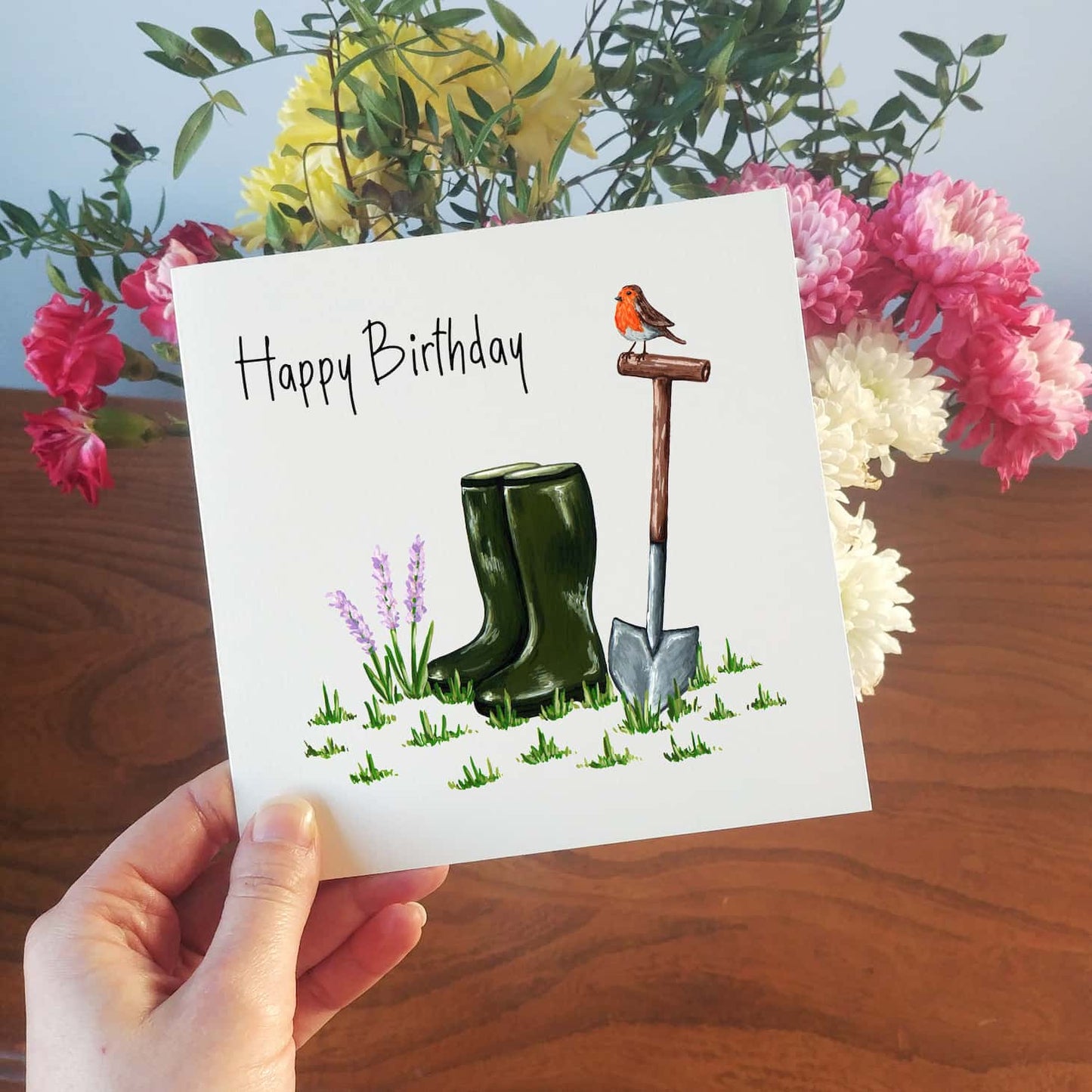 Gardener's friend birthday card