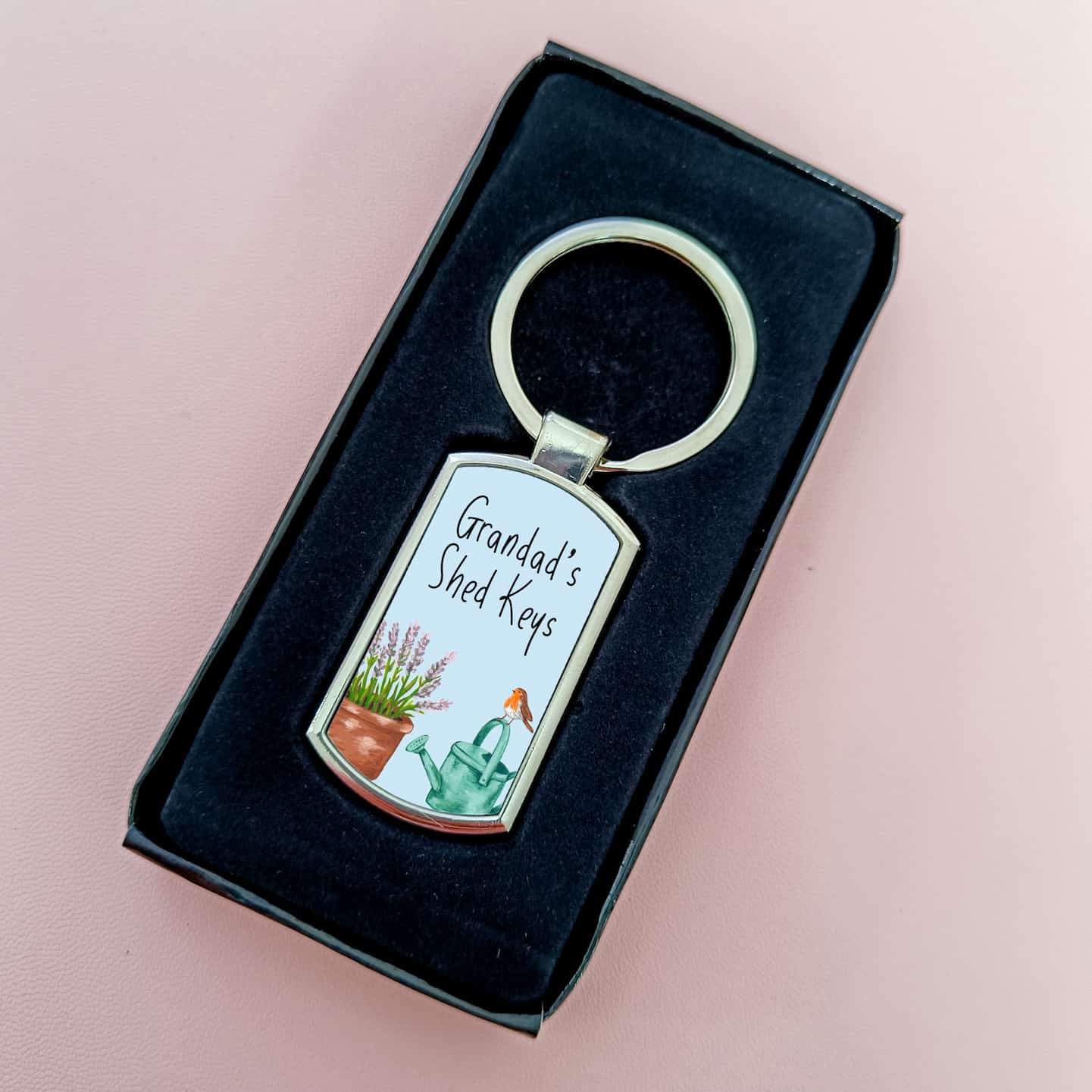 Personalised Garden Shed Key Ring | Gardening Keychain