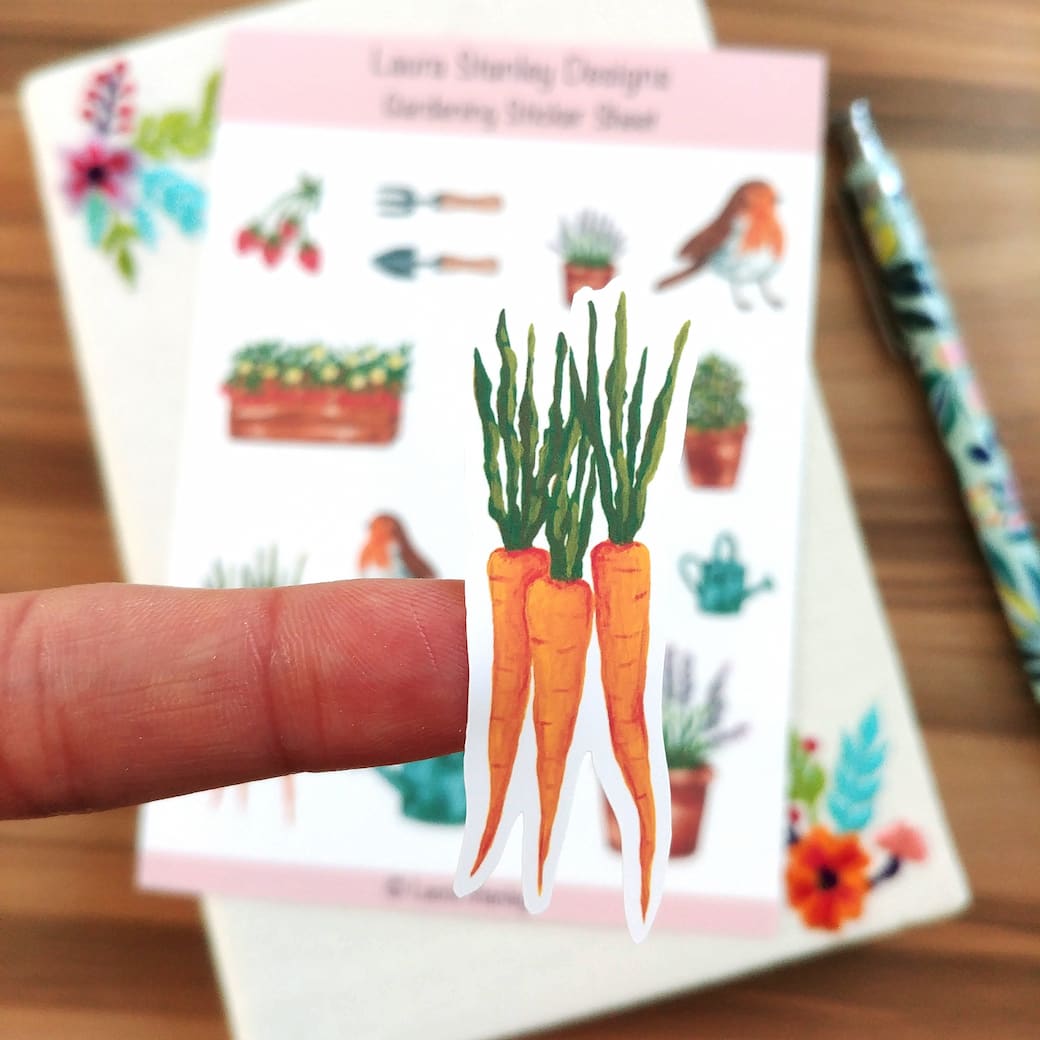 Gardening Sticker Sheet
