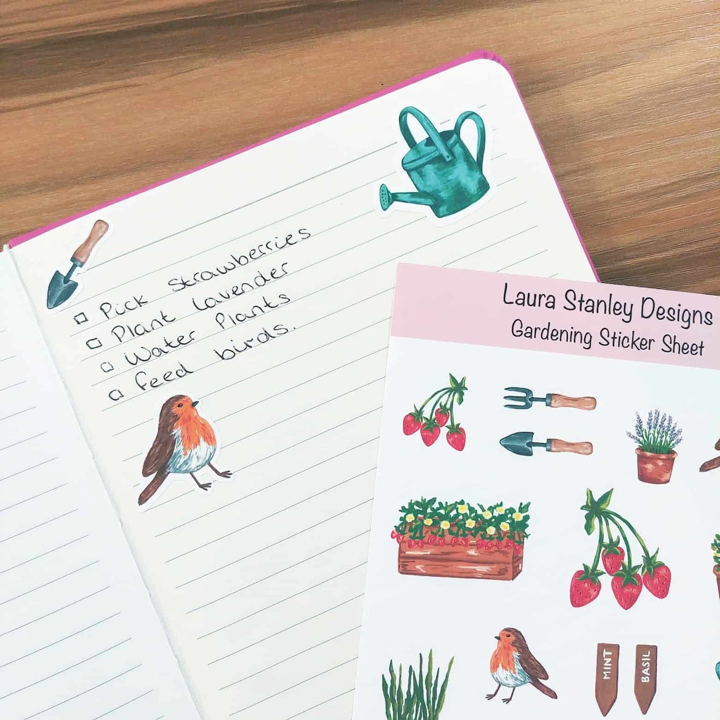 Gardening Sticker Sheet