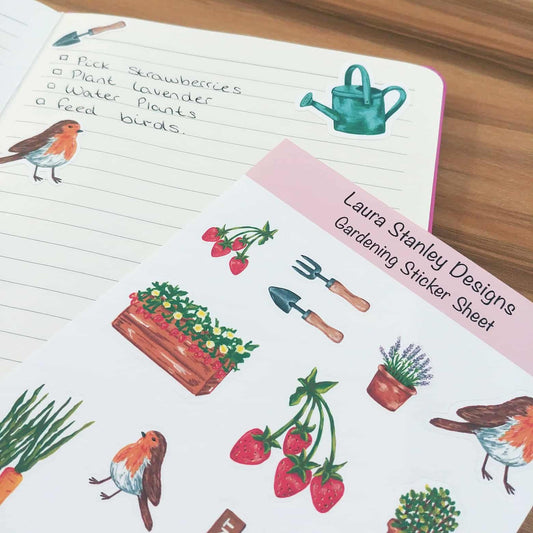 Gardening Sticker Sheet