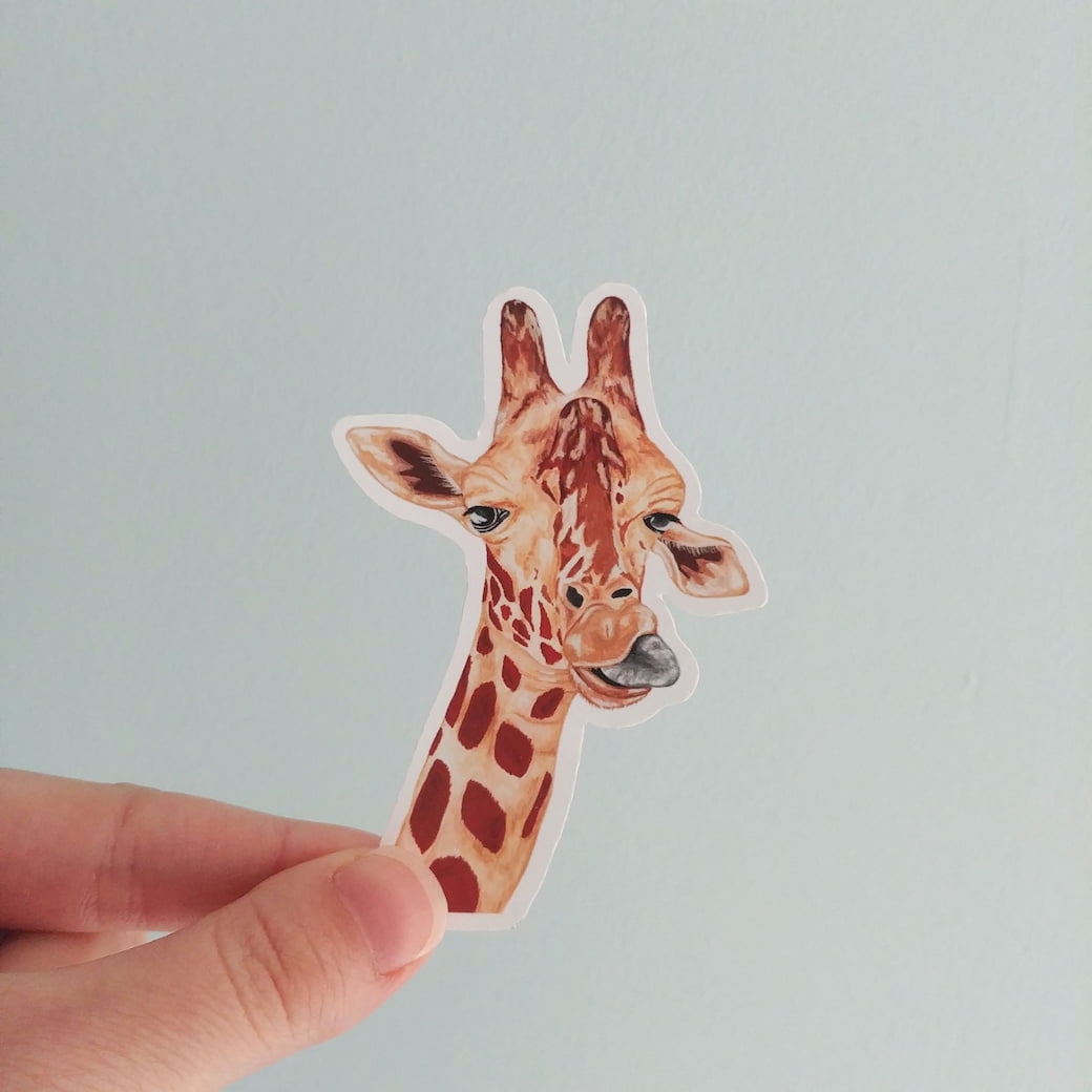 Giraffe Vinyl Sticker