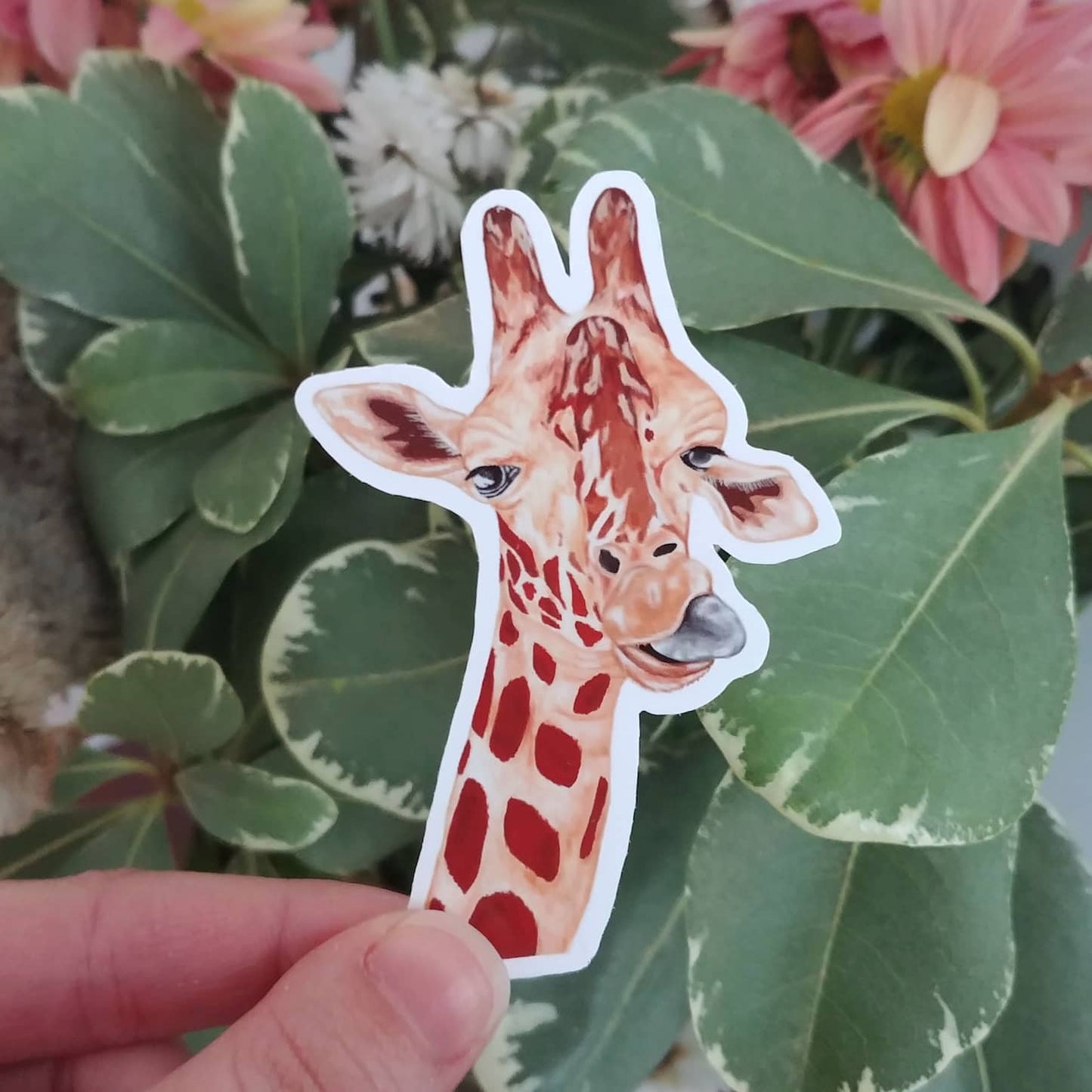 Giraffe Vinyl Sticker