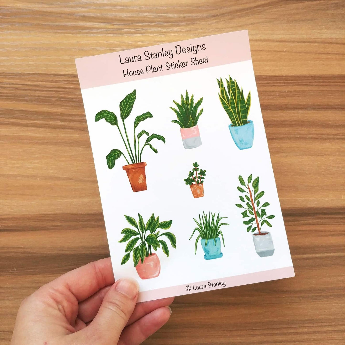 House Plant Sticker Sheet