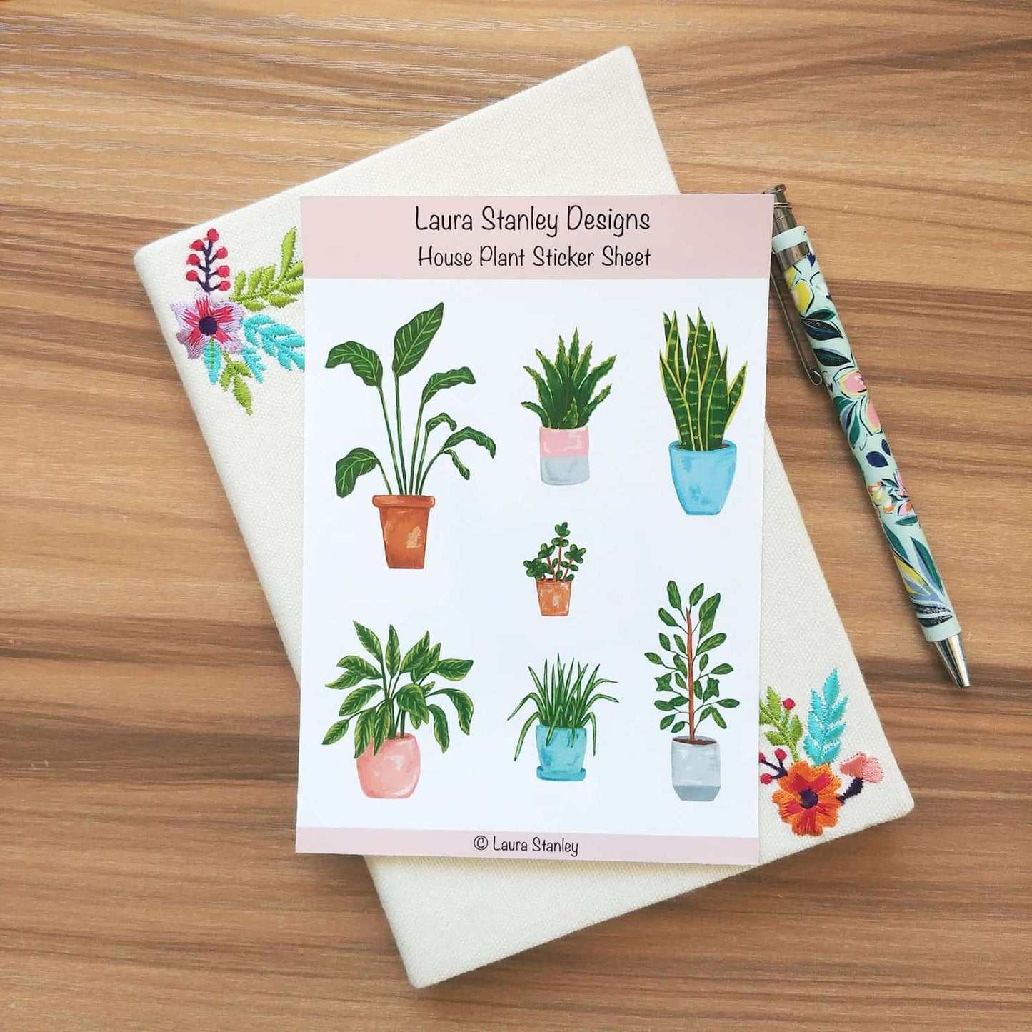 House Plant Sticker Sheet
