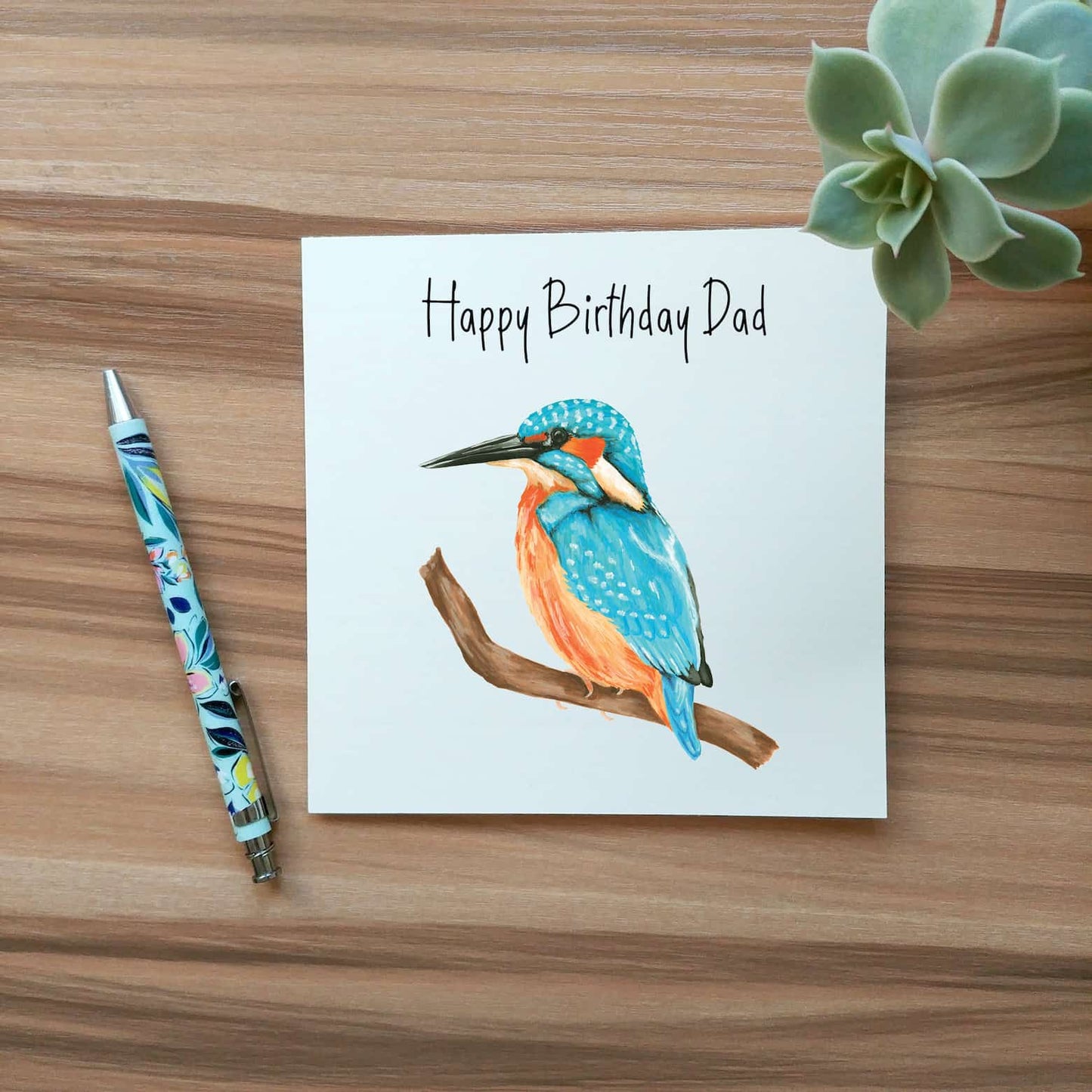 Kingfisher Birthday Card