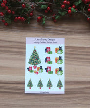 Load image into Gallery viewer, Cats Christmas Tree Sticker Sheet
