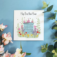 Load image into Gallery viewer, Personalised Bee Hive New Home Card
