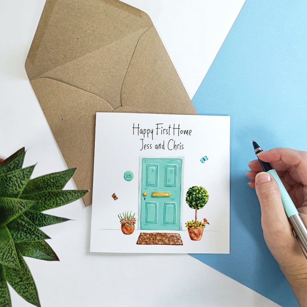 Personalised New Home Card