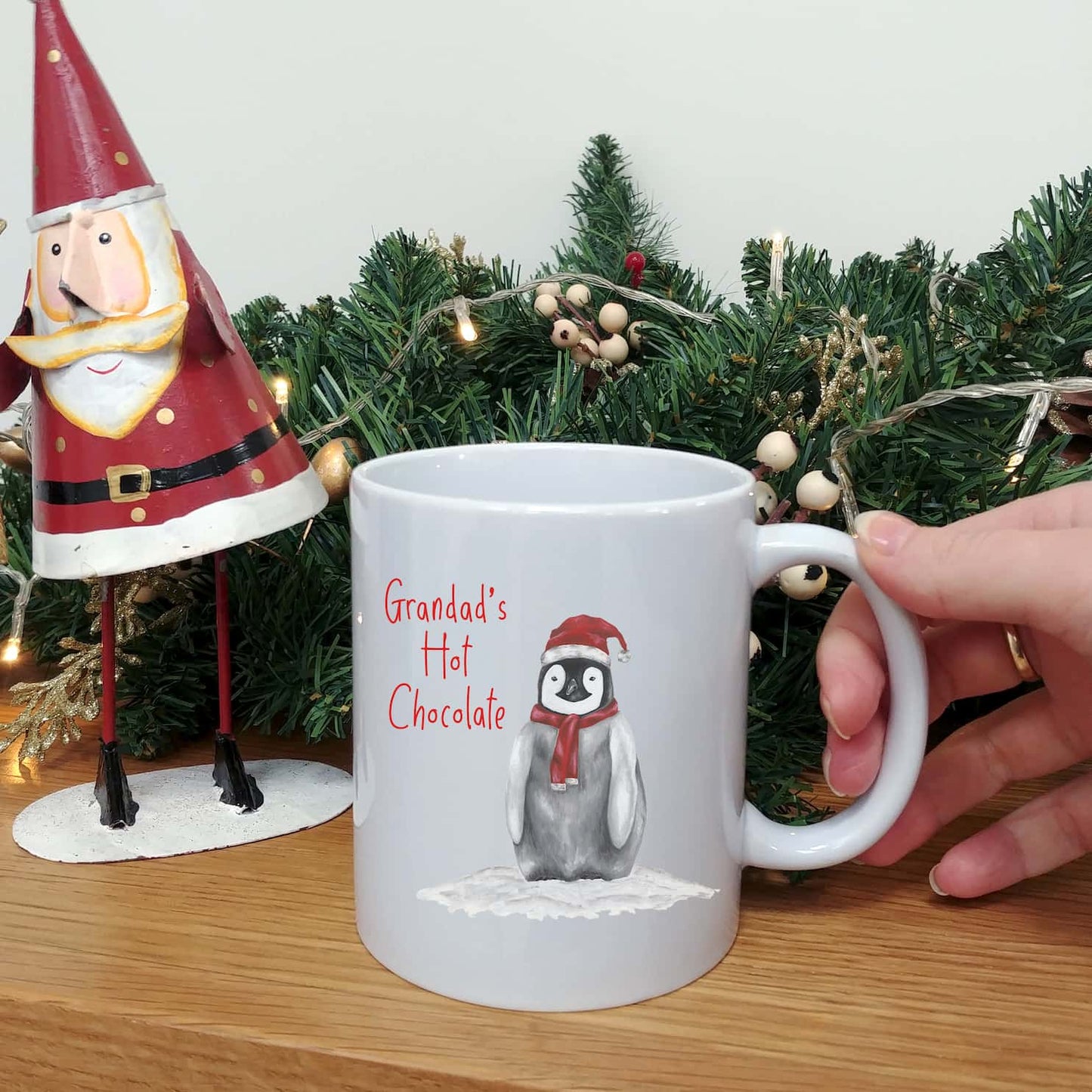 Personalised Christmas Hot Chocolate Mug