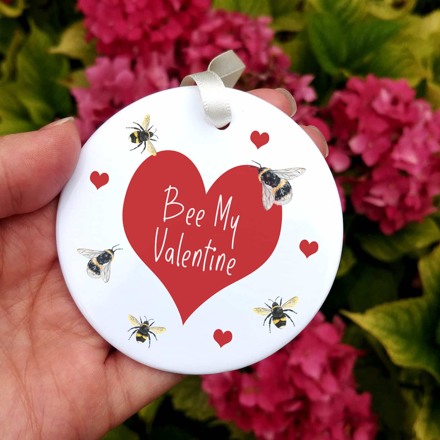 Valentine's Day Bee Ceramic Decoration