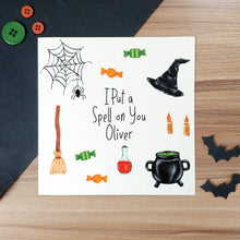Load image into Gallery viewer, Witches Halloween Greetings Card | I Put a Spell on You
