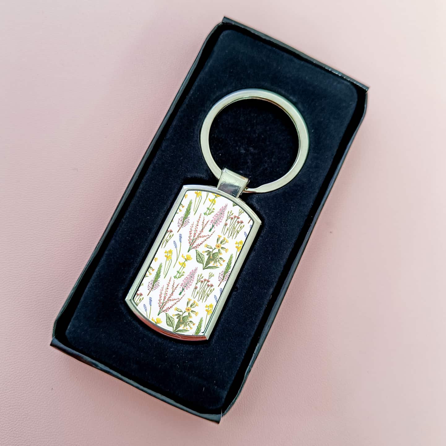 Wildflowers Keyring | Woodland Flowers Key Chain