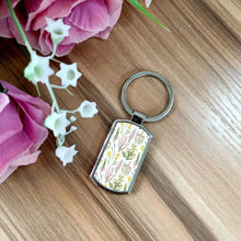 Load image into Gallery viewer, Wildflowers Keyring | Woodland Flowers Key Chain
