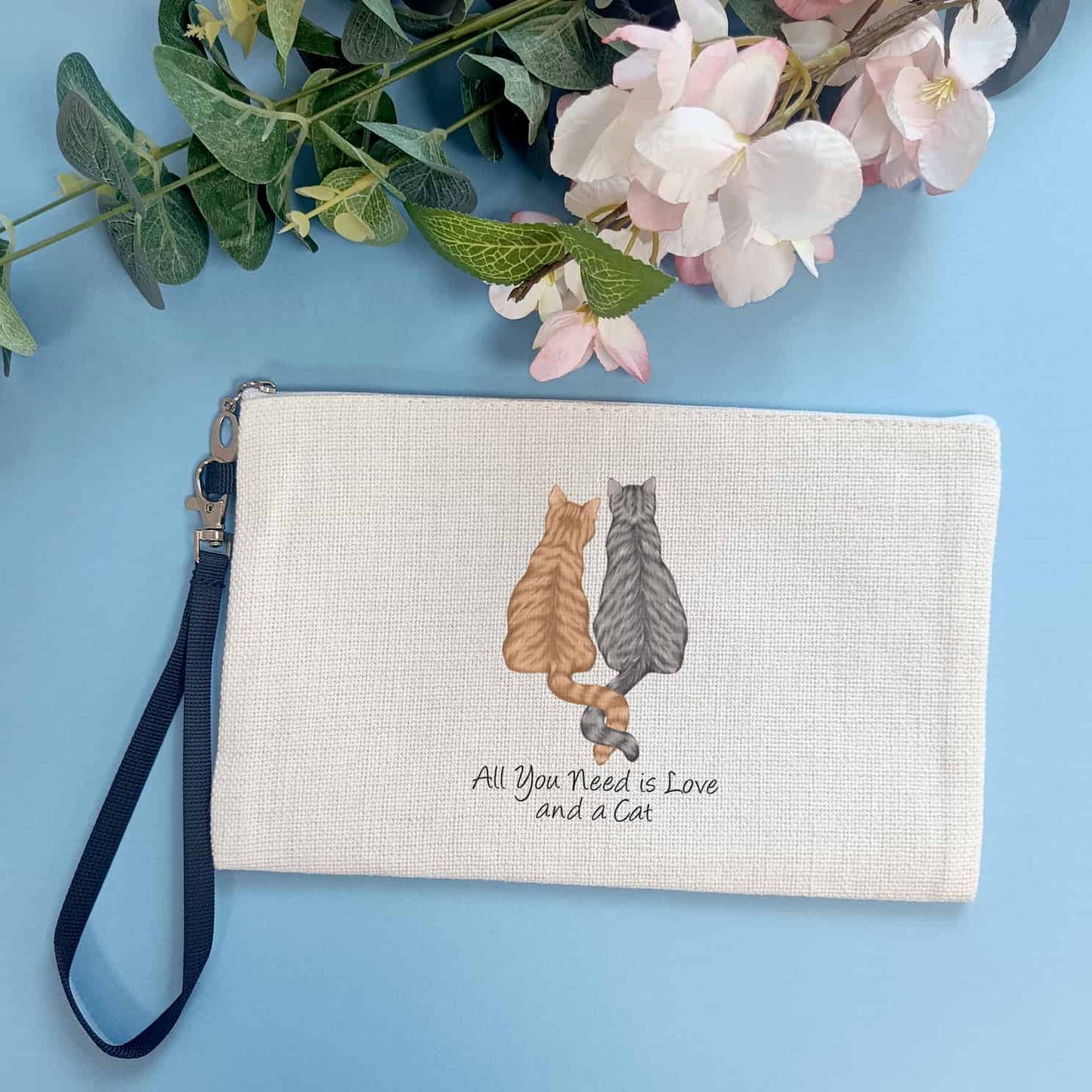 Illustrated Cat Lover Gift Box | Tote Bag, Makeup Bag, Mirror & Card