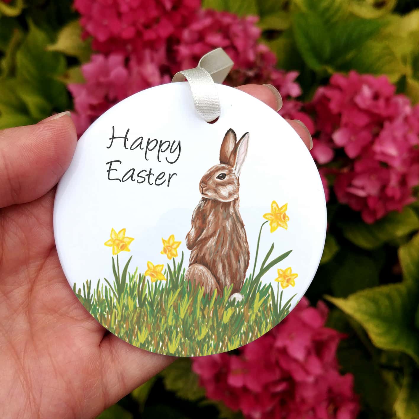 Personalised Easter Bunny Decoration