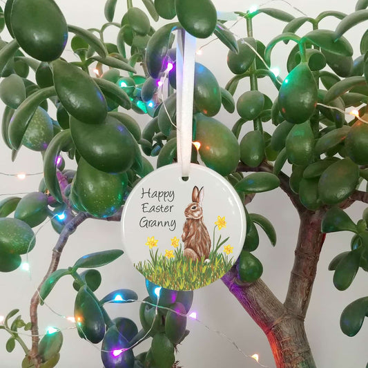 Personalised Easter Bunny Decoration