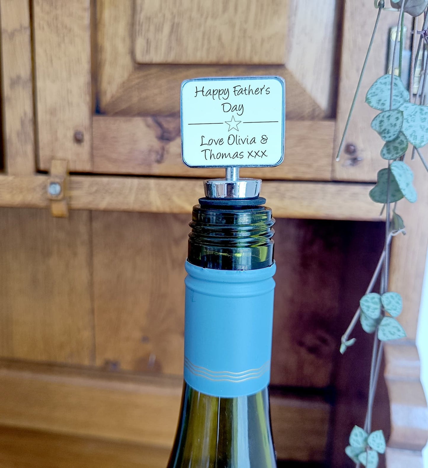 Personalised Father's Day Bottle Stopper