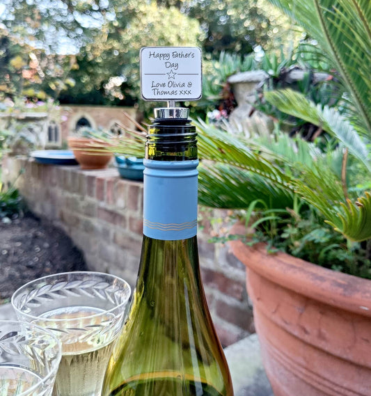 Personalised Father's Day Bottle Stopper