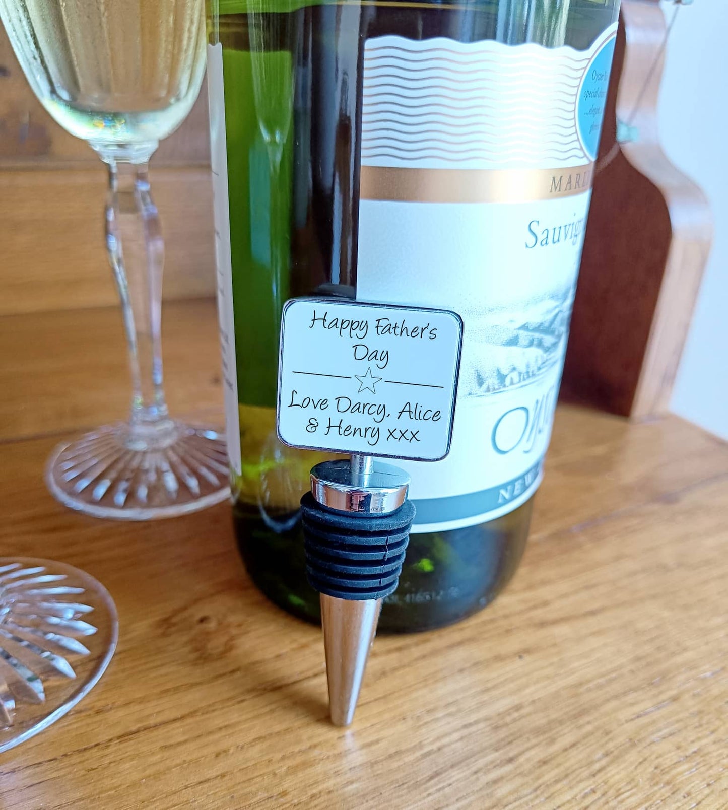 Personalised Father's Day Bottle Stopper