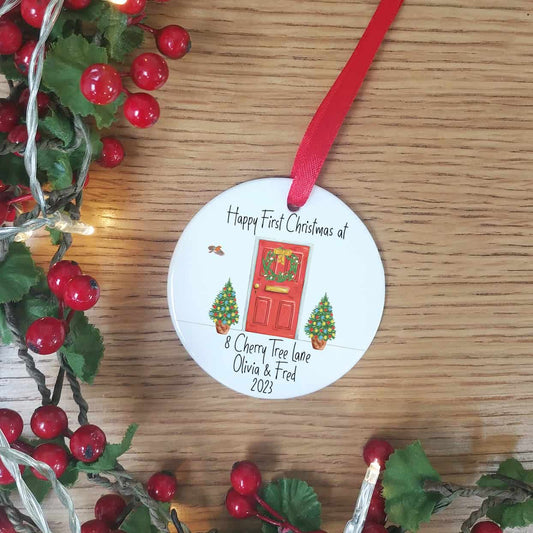 happy first Christmas at New home Decoration