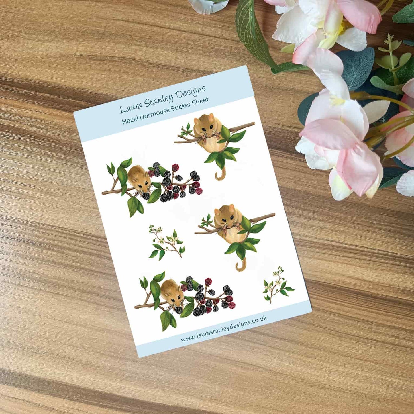 Hazel Dormouse Sticker Sheet