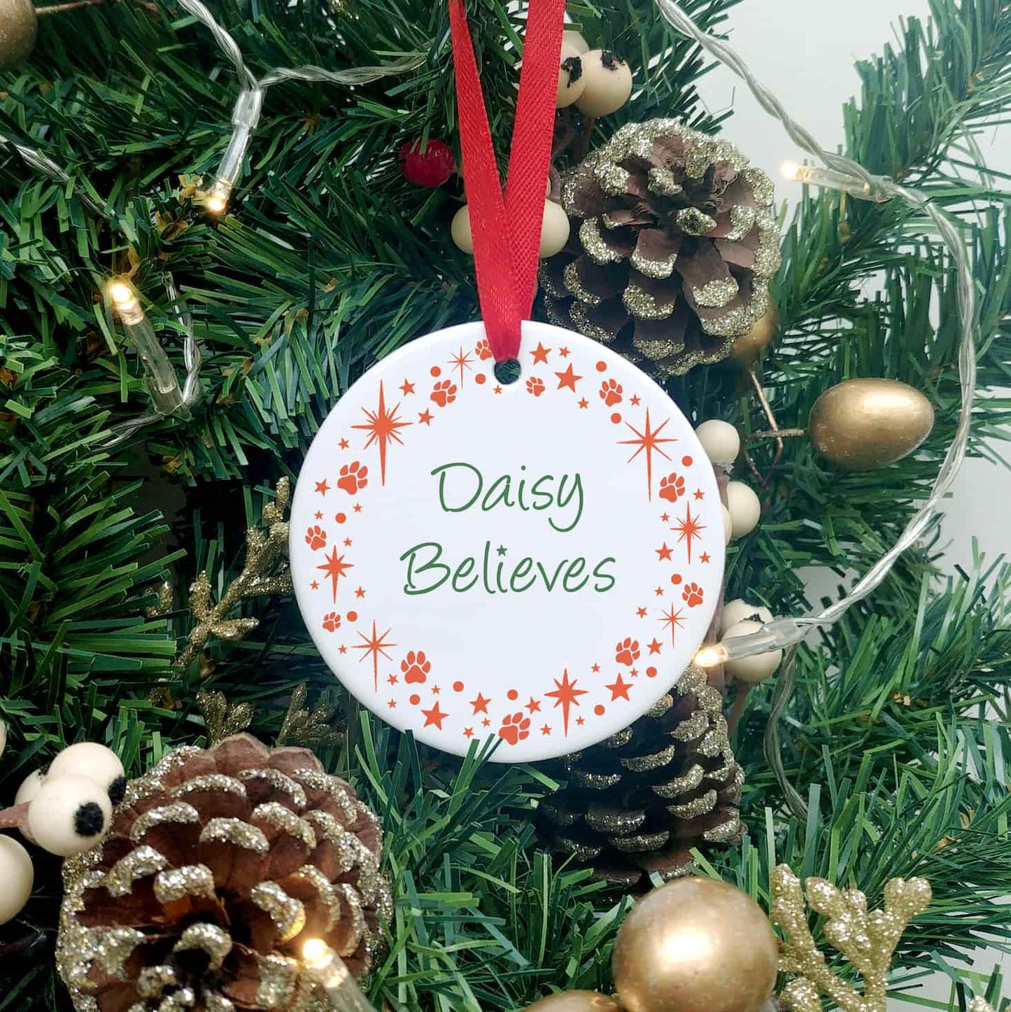 Personalised Pet Christmas Tree Decoration