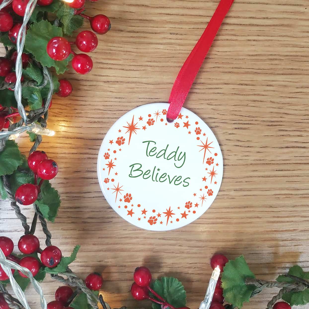 Personalised Pet Christmas Tree Decoration