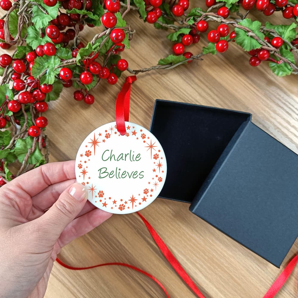 Personalised Pet Christmas Tree Decoration