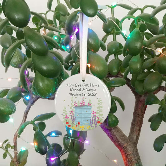 Personalised New Home Ceramic Decoration