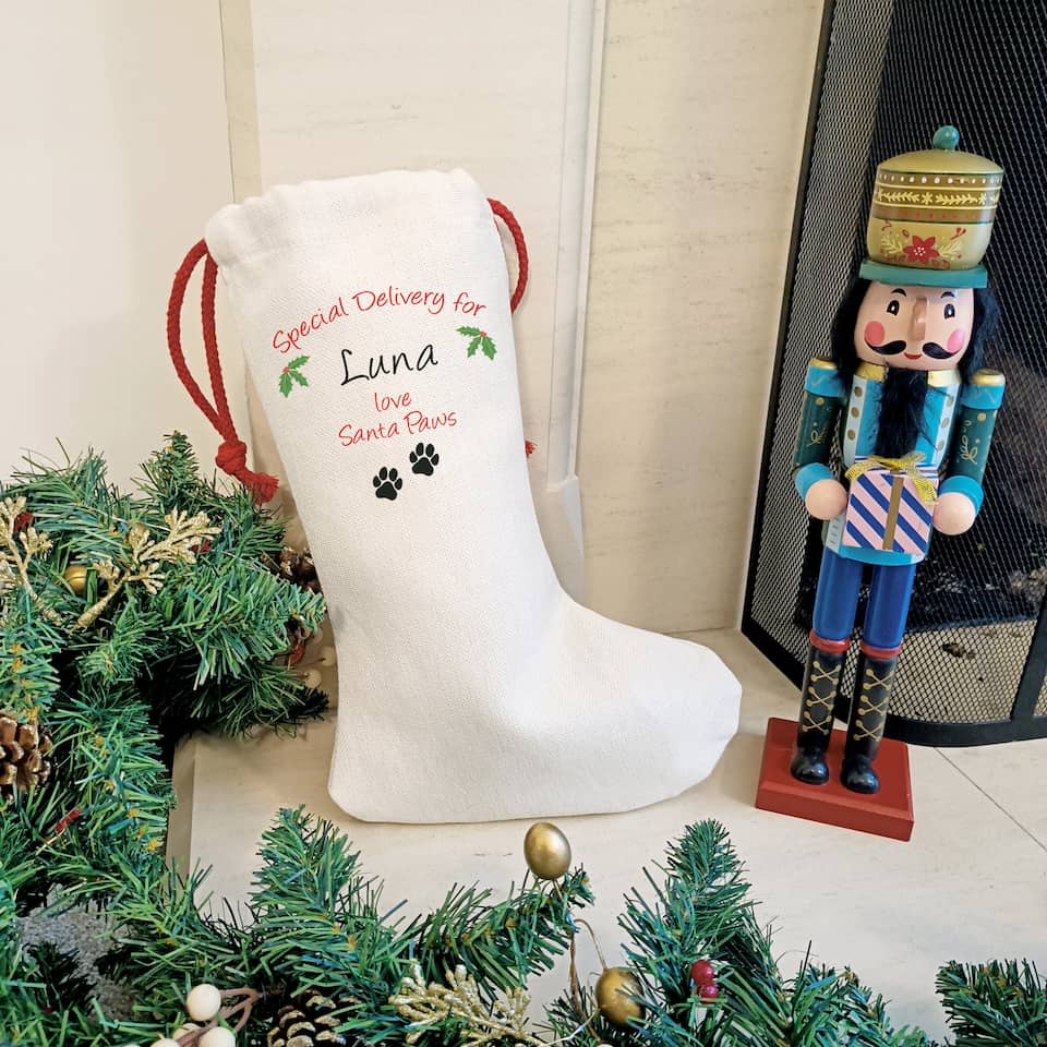 Personalised Pet Christmas Stocking