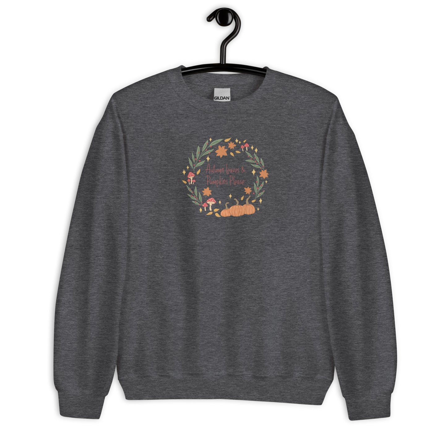 Autumn Wreath Jumper | Autumn Leaves and Pumpkins Please