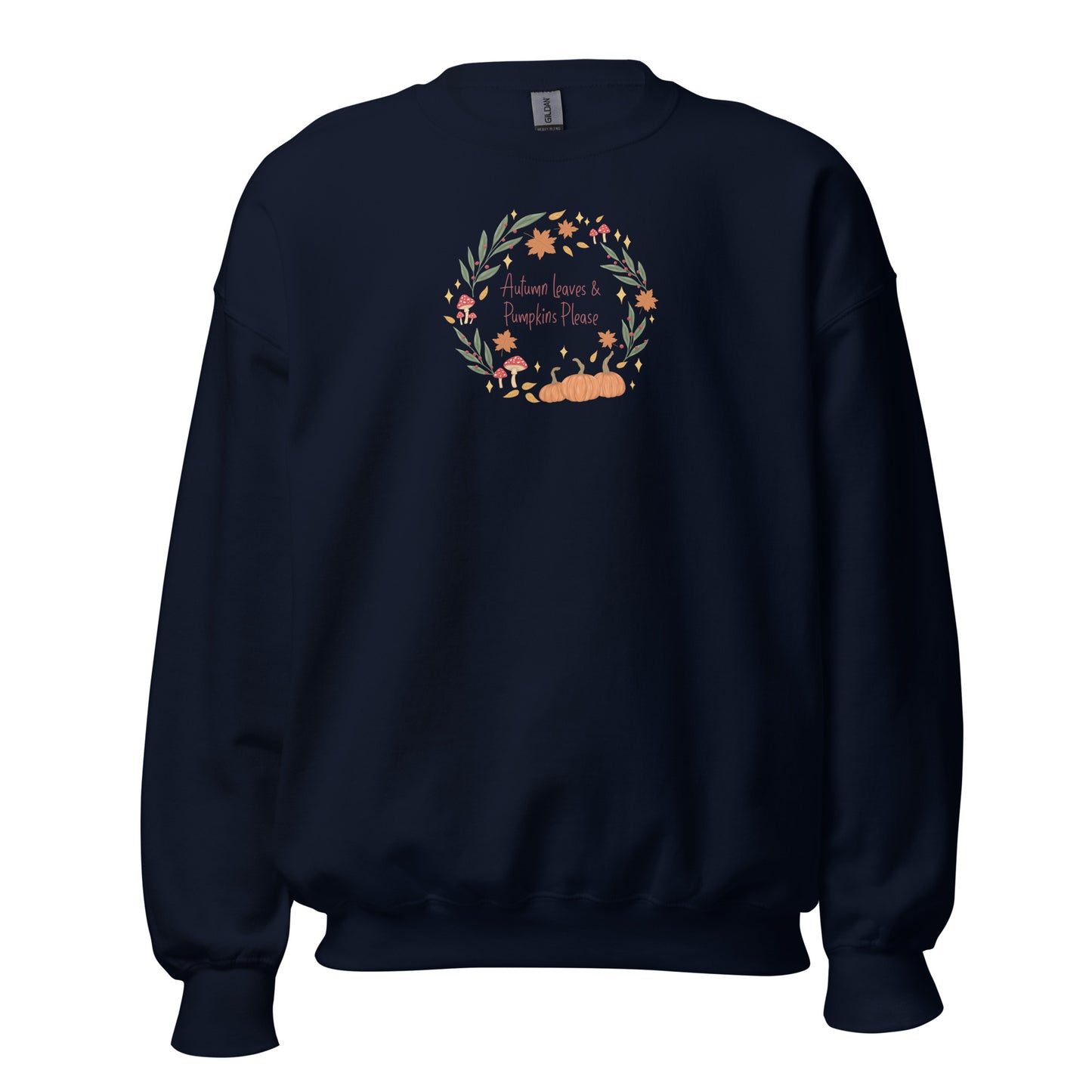 Autumn Wreath Jumper | Autumn Leaves and Pumpkins Please